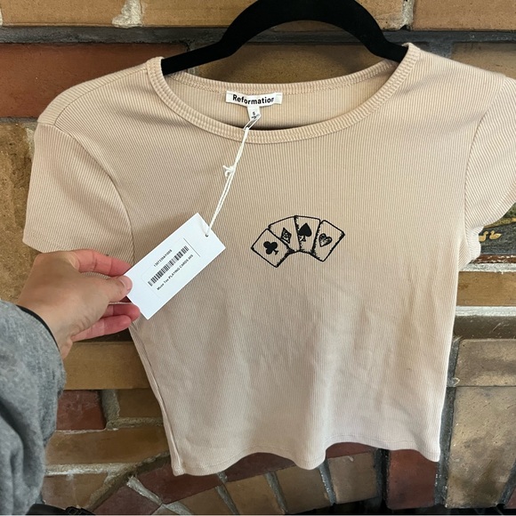 Reformation Tops - NWT Reformation Babydoll Tee